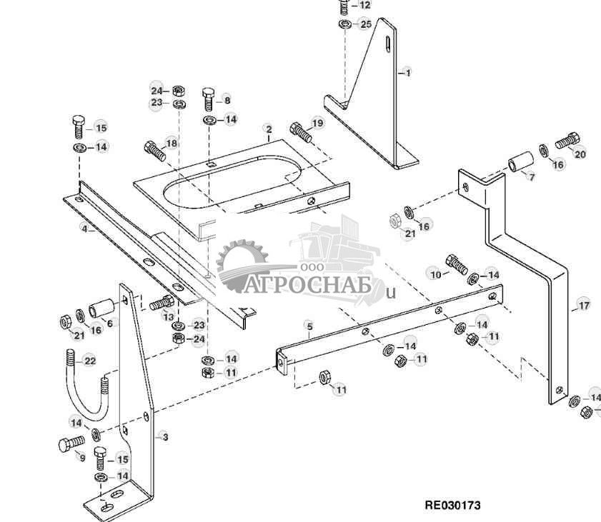 Hydraulic Oil Reservoir Support 